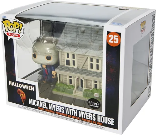 Vista 9 de POP! Halloween - Michael Myers Sangre salpicada con Myers House