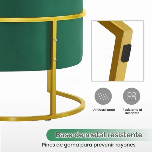 Vista 8 de BarberPub Silla de sala de estar, silla de tecnología de uñas con cojín, sillón de manicura para técnico de uñas, equipo de salón de spa para Verde