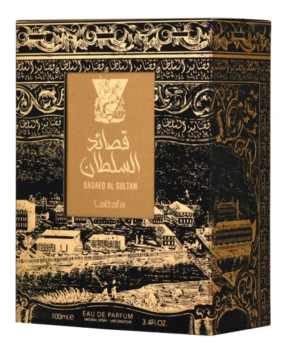 Vista 4 de Lattafa Perfumes Qasaed Al Sultan para Eau de Parfum en espray unisex, 3.4 onzas