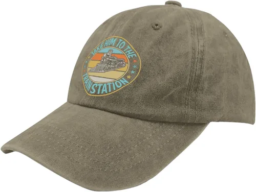 Vista 2 de Dad Hat Take Him to The Train Station Dad Hat, Funny Hat for Women
