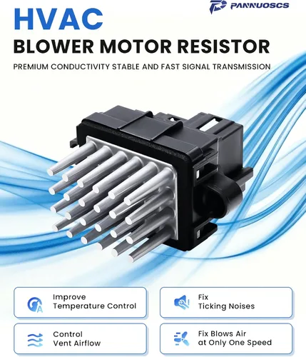 Vista 8 de Resistencia de motor soplador compatible con selectos Chevy Silverado Suburban Tahoe Camaro Equinox/GMC Sierra