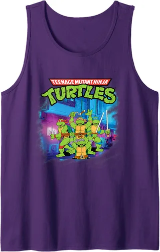 Vista 4 de Mademark x Teenage Mutant Ninja Turtles - Camiseta sin mangas clásica para adolescentes Negro