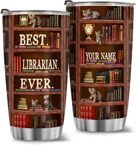 Vista 9 de T40413 - Taza personalizada para amantes de los libros, taza de café con texto en inglés "Just A Girl Loves Book", regalo para mujeres y niñas
