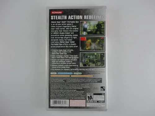 Vista 2 de Metal Gear Solid Portable Ops - Sony PSP