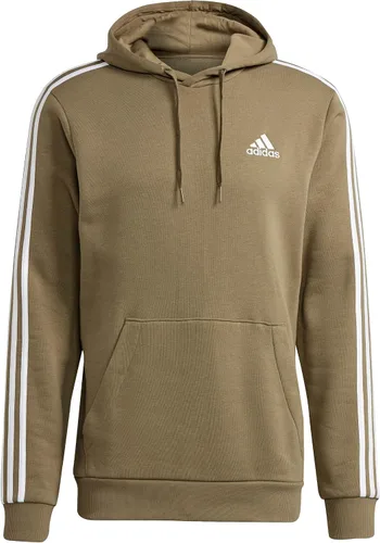 Vista 7 de adidas Sudadera con capucha Standard Essentials Fleece de 3 rayas para hombre