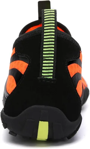 Vista 8 de UBFEN Zapatos acuáticos para natación, para hombre y mujer, para deportes de playa, secado rápido, descalzos para navegación, pesca, buceo, surf
