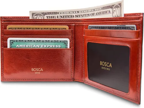 Vista 2 de Bosca Cartera Ejecutiva para Hombre en Piel Vieja - RFID
