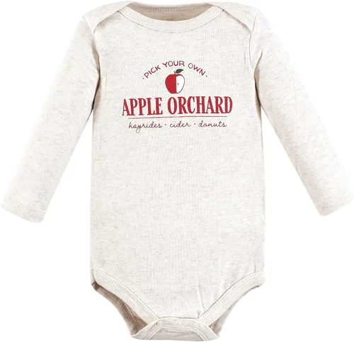 Vista 93 de Hudson Baby baby-boys Cotton Long-sleeve Bodysuits 5-pack