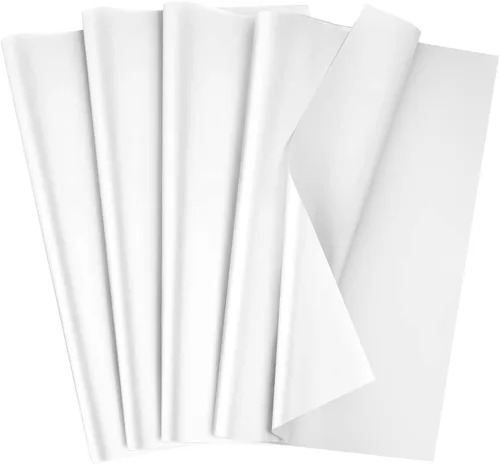 Vista 20 de Papel de seda negro para bolsas de regalo 80 hojas, papel de envolver de 14x20 pulgadas, relleno desmenuzado para manualidades y artesanías DIY