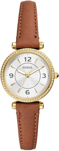 Vista 11 de Fossil Carlie - Reloj de cuarzo de acero inoxidable de tres manecillas para mujer