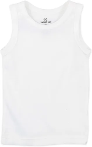 Vista 15 de HonestBaby Camisetas musculares sin mangas 100% algodón orgánico para bebés y niños pequeños, niñas