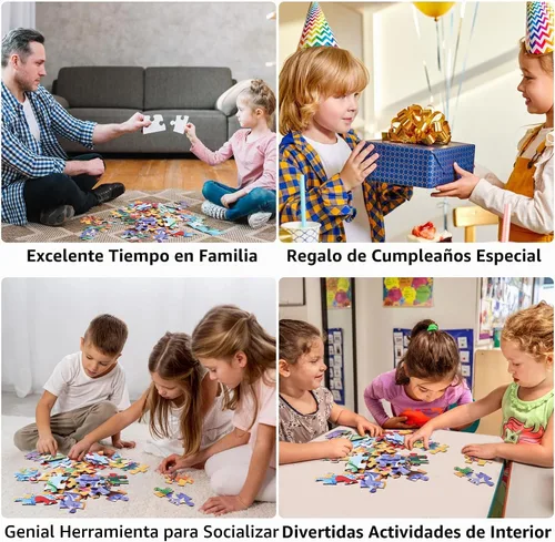 Vista 5 de Rompecabezas para niños de 4 a 6 años, de 3 a 5 años, rompecabezas de dinosaurio de 36 piezas para niños pequeños, rompecabezas de piso de 5 a 7