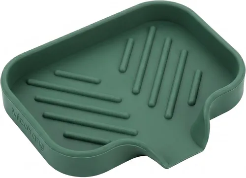 Vista 33 de MicoYang Jaboneras de Baño de Silicona con Boquilla de Drenaje - Organizador de Fregadero de Baño y Cocina, Soporte para Esponja, Bandeja de Jabón