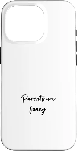 Vista 20 de iPhone 16 Parents are funny Case