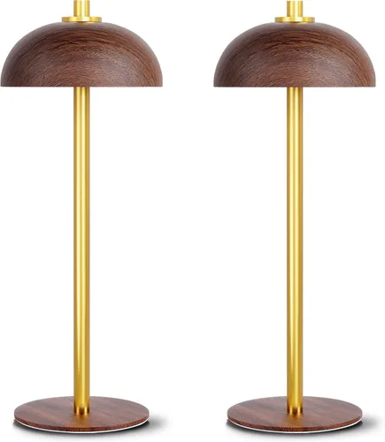 Vista 13 de Lámpara de mesa inalámbrica recargable – Luz de mesa con pilas de 5000 mAh, lámpara de mesa LED regulable continua de 3 colores con función