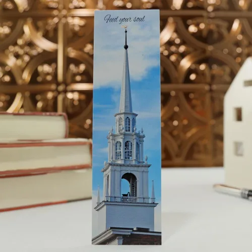Vista 2 de Newburyport Steeple Bookmark, New England Original Photography