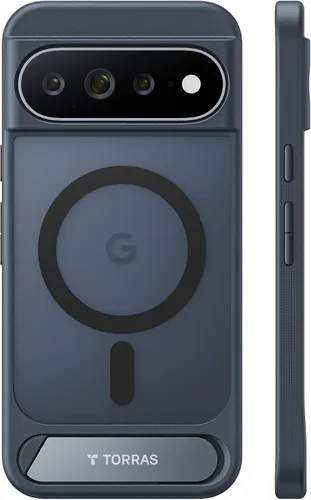 Vista 9 de TORRAS Funda magnética y soporte para Google Pixel 8 Pro, compatible con MagSafe, protección contra caídas de grado militar de 12 pies, ajuste