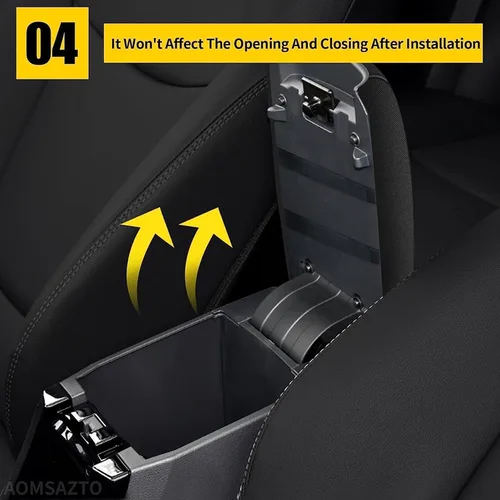 Vista 5 de AOMSAZTO Fundas de consola para Toyota Corolla 2020-2026, fundas para reposabrazos de tela elástica Corolla