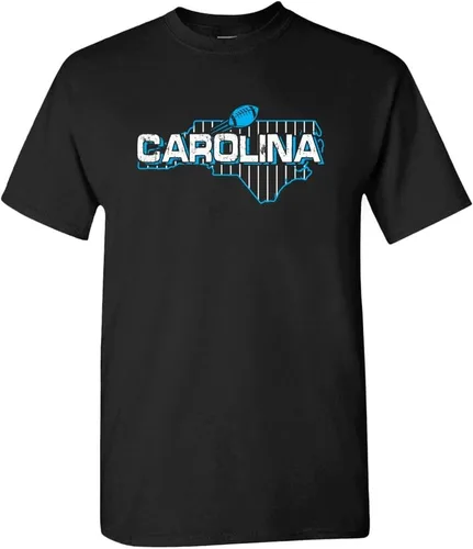 Vista 42 de Xtreme Apparrel Camiseta para hombre Team Field Map para aficionados al fútbol Dallas - Camisa azul marino