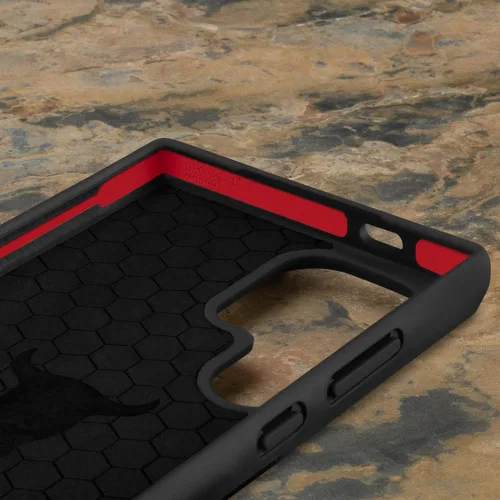 Vista 4 de TORRO Funda compatible con Samsung Galaxy S24 Ultra 5G – Funda de cuero de primera calidad (negro)