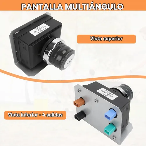 Vista 8 de 1836-13 Encendedor para Weber Genesis 300 SER 3/4 piezas de quemador (con pomos delanteros)