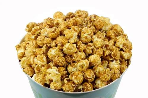 Vista 5 de Signature Popcorn, Cubo de regalo de agradecimiento de 1 galón, palomitas de maíz, recipiente de plástico reutilizable, aperitivo gourmet, sin
