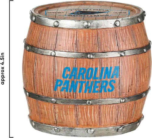 Vista 4 de FOCO NFL Team Logo 5-Pack Barrel Beverage Drink Coaster Set