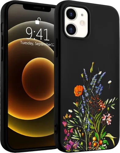 Vista 12 de Funda con estampado de dragón para iPhone 7/8 Plus, silicona líquida negra fresca para niñas y niños, funda de goma de gel suave de moda de cuerpo
