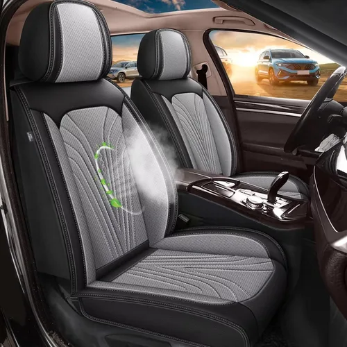 Vista 11 de Fundas de asiento delantero para Volvo XC40 2019-2023 2024 2025: funda de asiento de automóvil de cuero, impermeable, transpirable, protector