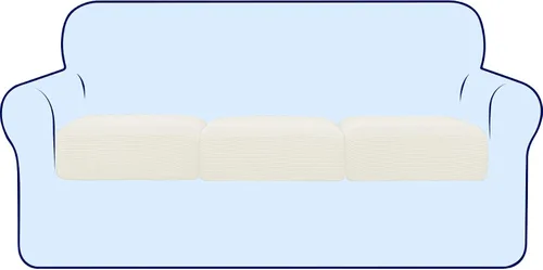 Vista 60 de subrtex Funda de Cojín Elástica Suave para Asiento de Sofá Funda Deslizable de Spandex para Silla y Sofá Adecuada para 1-2-3 Plazas Reemplazo