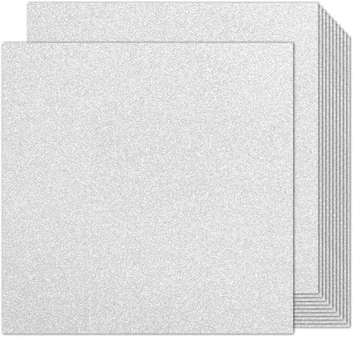 Vista 14 de Goefun - Cartulina negra con purpurina de doble cara de 8.5 x 11 pulgadas, 24 hojas de 9.88 oz/m²/100 libras, papel de cartulina negra