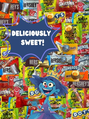 Vista 3 de Paquete variado de chocolates y dulces, 4 libras de caramelos de chocolate surtidos a granel, bolsa de caramelos a granel CandyMix - Dulces