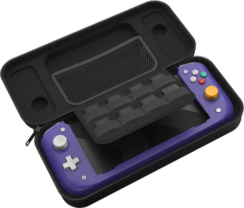 Vista 8 de Nitro Deck Limited Edition con funda de transporte, cubierta de mano profesional con Zero Stick Drift para Nintendo Switch y Switch OLED