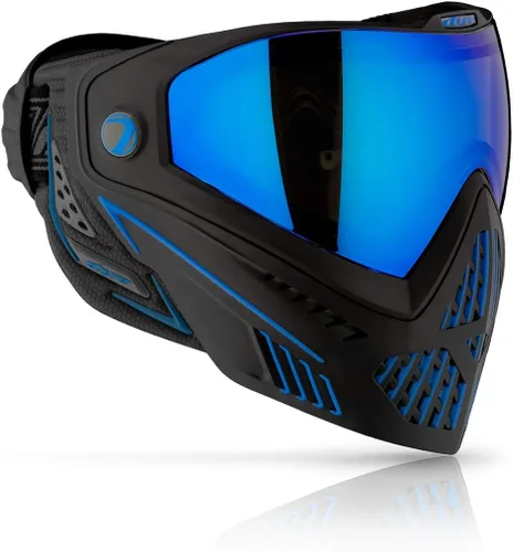 Vista 9 de Dye i5 Gafas de paintball – Lente térmica antivaho – Correa GSR Pro, orejas formadas por compresión – Protección facial profesional