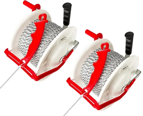 Vista 10 de Paquete de 1 carrete de esgrima eléctrico con engranajes 3:1 Incluye insulgrip gratis de 8 pulgadas
