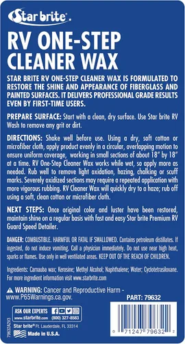 Vista 2 de STAR BRITE Cera limpiadora premium de un solo paso RV - 32 oz (079632)