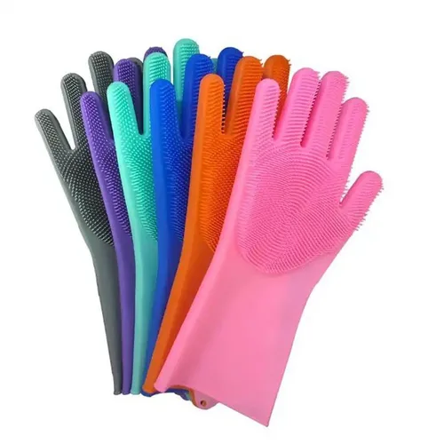 Vista 2 de Guantes De Limpieza De Silicona