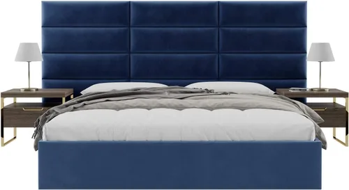 Vista 137 de Vänt - Paneles tapizados de cabecera para montar en la pared, diseño Elizabeth, 120 x 46 pulgadas, configuración de 16 paneles individuales