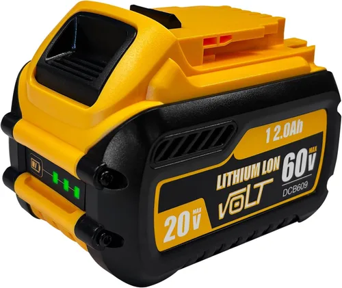 Vista 9 de DZEKO Batería de repuesto de 12 Ah para baterías Dewalt de 20 V/60 V Max compatible con DCB606 DCB609 DCB612 DCB200 DCB206 DCB207 paquetes