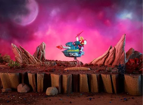 Vista 7 de Masters of the Universe Origins Battle Skysled Vehículo para MOTU Storytelling Play and Display, regalo para niños de 6 años en adelante