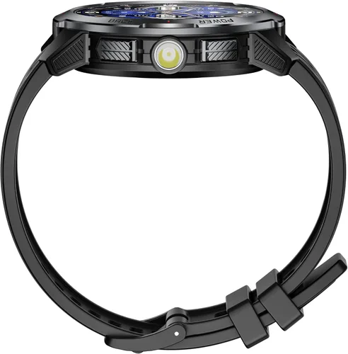 Vista 14 de Reloj inteligente militar para hombres con batería de 1100 mAh/linterna LED