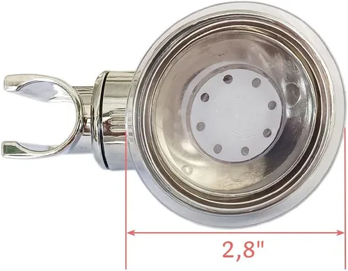 Vista 6 de Medsuo Soporte de cabezal de ducha de succión, ajustable en 360° para baño