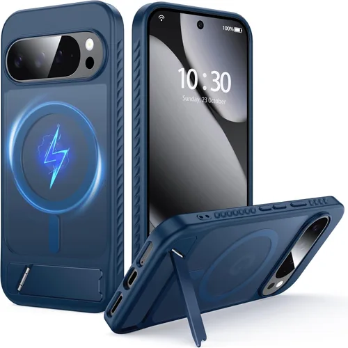 Vista 28 de Serie Soft Touch para Funda Google Pixel 7a, [Antihuellas] [Ajuste Delgado] con Protección Militar Borde de Silicona [A Prueba de Golpes]