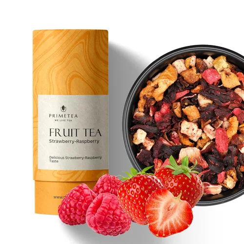 Vista 37 de Prime Tea Grandma's Fruit Basket – Exquisita fruta tisana, hojas sueltas orgánicas de primera calidad, deliciosa mezcla de té de hierbas, natural