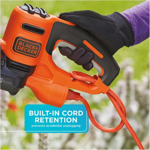 Vista 15 de BLACK+DECKER Cortasetos con sierra, 20 pulgadas, con cable (BEHTS300)