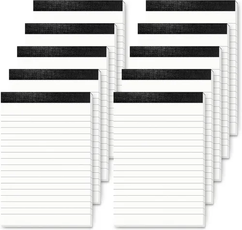 Vista 10 de 6 paquetes de blocs de notas pequeños de repuesto 3 x 5 pulgadas con 30 hojas de papel para notas en cada bloc Mini blocs de bolsillo de repuesto