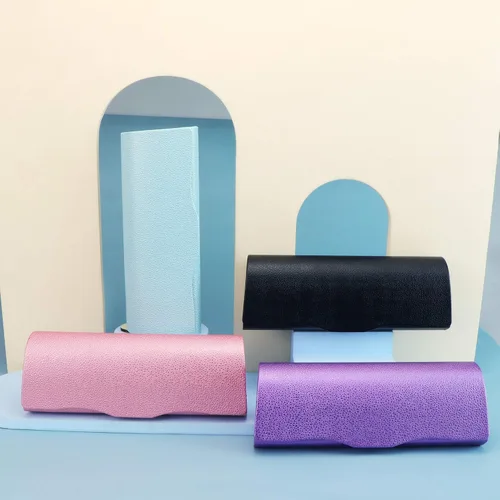 Vista 5 de Estuche portátil para lentes de lectura, gafas y gafas de sol pequeñas, fundas resistentes de bolsillo