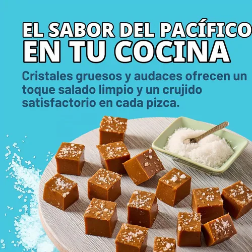 Vista 8 de Marimar Sal marina, naturalmente baja en sodio, grano grueso, Kosher, 20 onzas