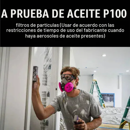 Vista 3 de Filtro de partículas 3M (P100)