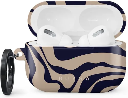 Vista 12 de Burga Funda para Airpods Pro 2 2022, compatible con Apple AirPods, funda protectora de plástico rígido, accesorios elegantes para teléfonos